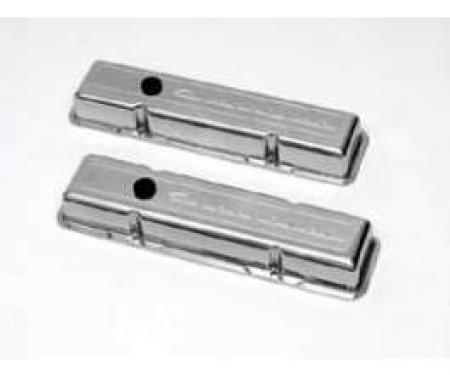 Full Size Chevy Custom Valve Covers, Billet Aluminum, Small Block, 1958-1972