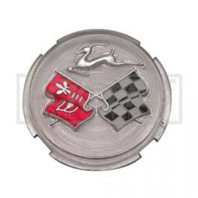 Full Size Chevy Horn Ring Insert Emblem, Impala, 1958-1960