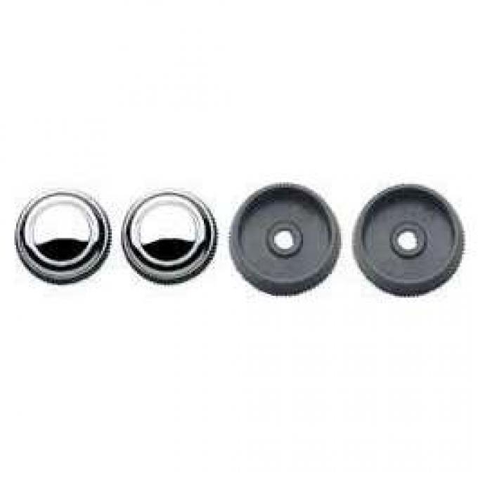 Full Size Chevy Radio Knob Set, AM AM & FM Stereo, 1967-1968