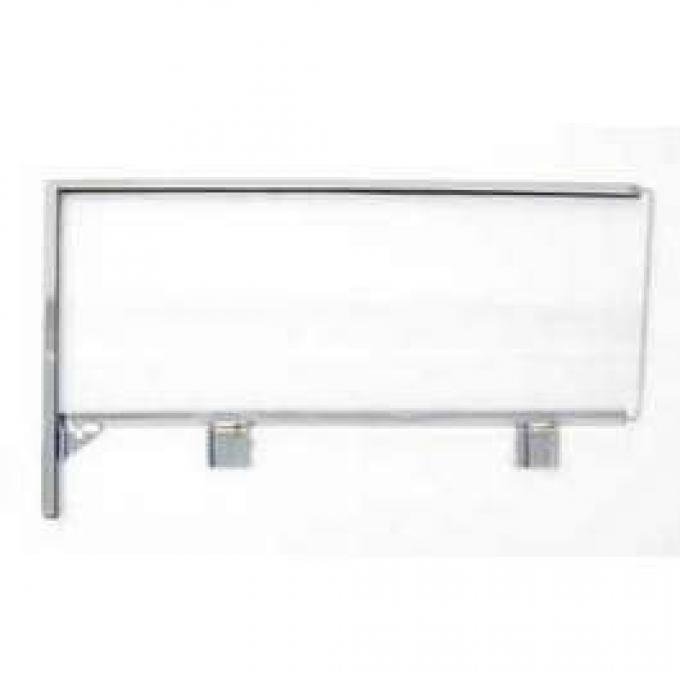 Full Size Chevy Door Glass Assembly, Clear, Left, Hardtop & Convertible, Impala, 1958