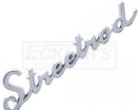 Full Size Chevy Streetrod Script Emblem, Chrome, 1958-1984