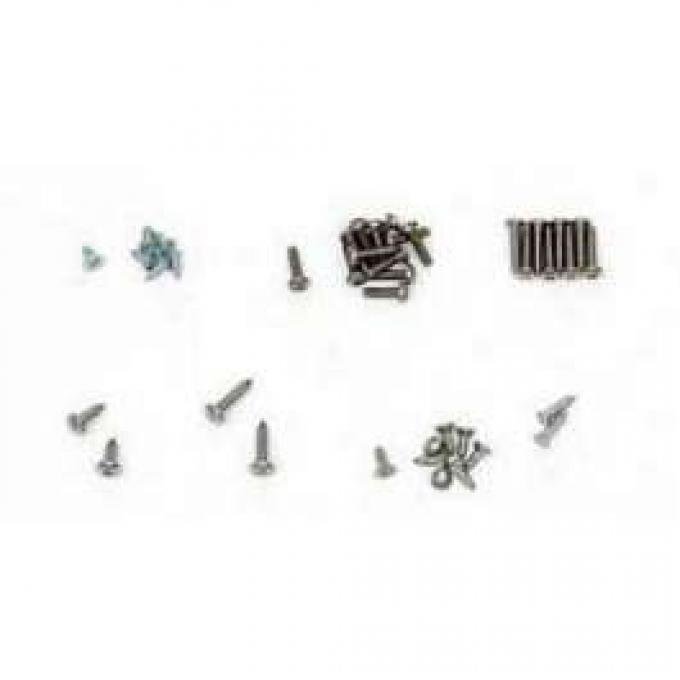 Full Size Chevy Exterior Trim Screw Set, Impala, 1962