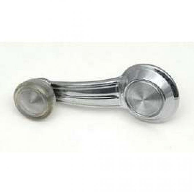 Full Size Chevy Window Handle, With Clear Knob, 1968-1972