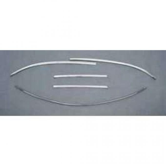 Full Size Chevy Windshield Molding Set, 2 & 4-Door Hardtop, 1965-1967