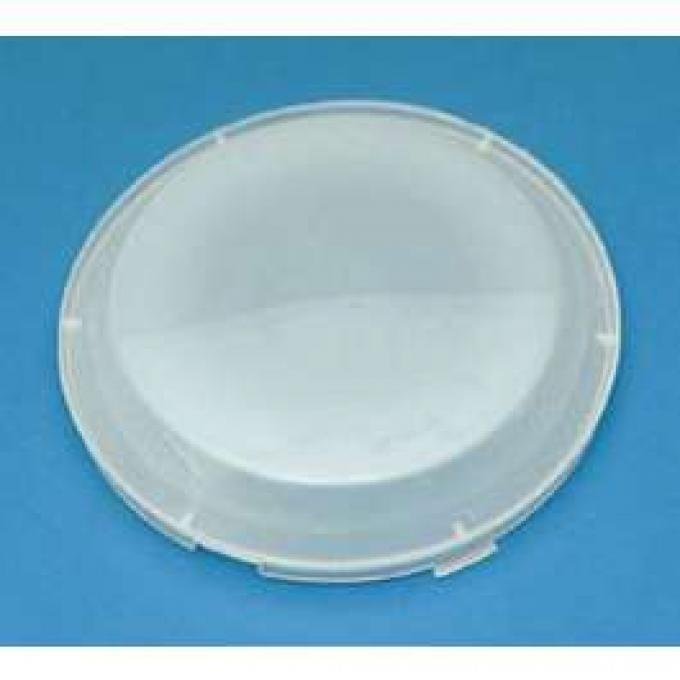 Full Size Chevy Dome Light Lens, White Replacement 1958-1962