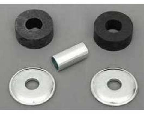 Full Size Chevy Power Steering Cylinder To Frame Bracket Bushing, Washer & Sleeve Hardware Kit, 1958-1964