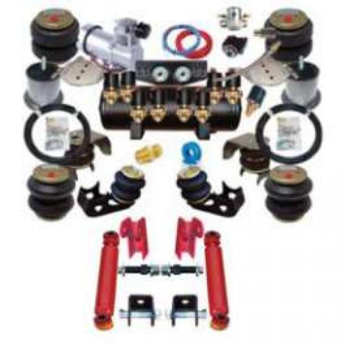 Full Size Chevy Air Ride Suspension Kit, Complete, 1965-1970
