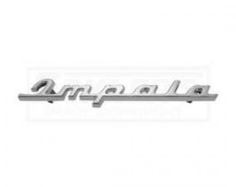 Full Size Chevy Rear Quarter Panel Script Emblems, Impala, 1960