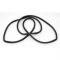 Full Size Chevy Rear Window Glass Weatherstrip, 2-Door Hardtop, Bel Air, 1960