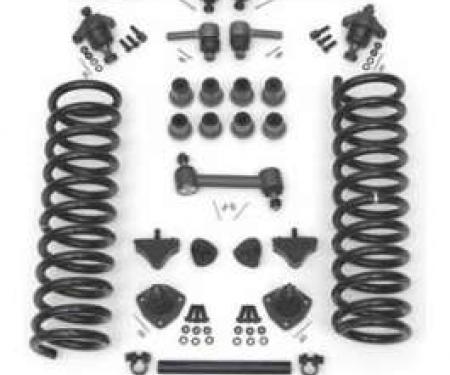 Full Size Chevy Front End Suspension Rebuild Kit, With Standard Coil Springs, 1958-1960