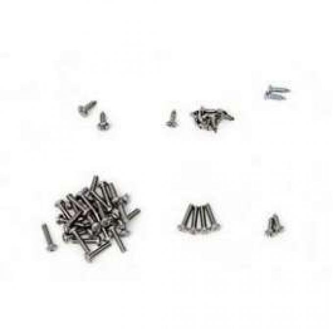 Full Size Chevy Exterior Trim Screw Set, Impala, 1961