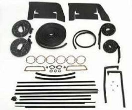 Full Size Chevy Weatherstrip Kit, 2-Door Hardtop, Impala, 1960