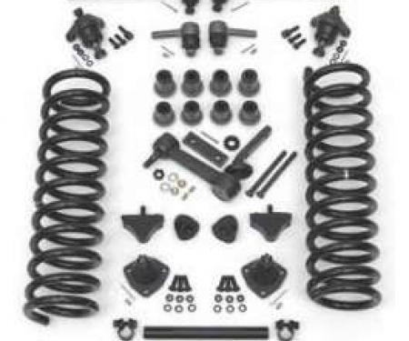 Full Size Chevy Front End Suspension Rebuild Kit, With Heavy-Duty Coil Springs, 1961-1964
