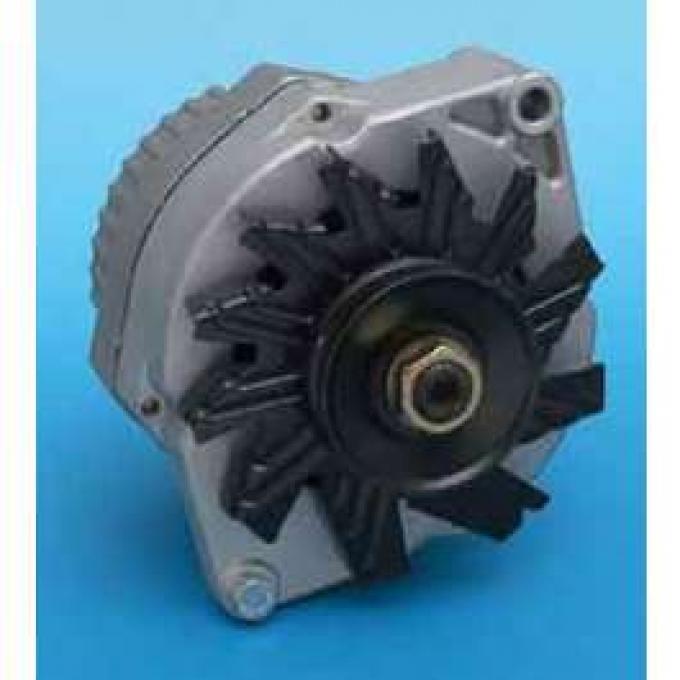 Full Size Chevy Alternator, Powermaster 70 Amp 1-Wire, With Internal Regulator, 1958-1972