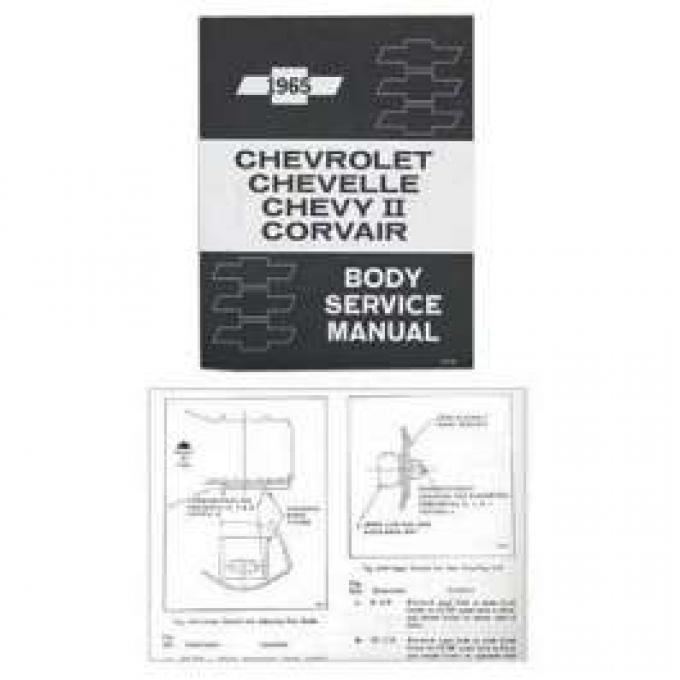 Full Size Chevy Passenger Body Service Manual, 1965