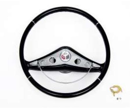 Full Size Chevy Steering Wheel, 15" Diameter Replacement, Impala, 1958-1960