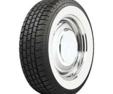 Full Size Chevy Radial Tire, P215/75R14, With 2-1/2 Whitewall, American Classic, 1958-1961
