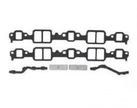 Full Size Chevy Intake Manifold Gasket Set, With Block Off-Plate, V8,1958-1964