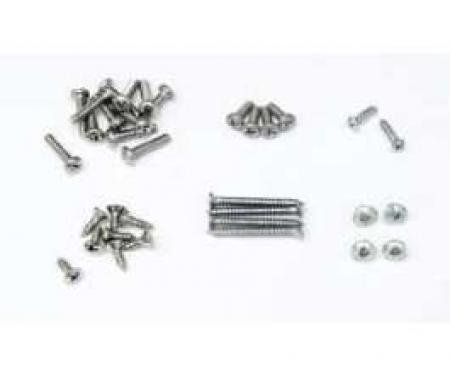 Full Size Chevy Exterior Trim Screw Set, Impala, 1959