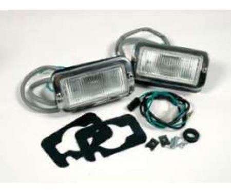 Full Size Chevy Back-Up Light Assemblies, Except 1960 Impala, 1959-1960