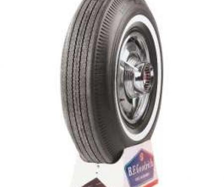 Full Size Chevy Tire, 7.50 x 14, With 1 Whitewall, B.F. Goodrich Bias Ply, 1962-1964
