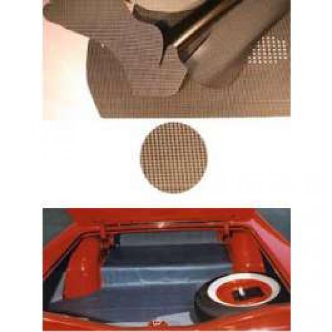 Full Size Chevy Trunk Cardboard & Mat Kit, 2-Door Hardtop, 1960