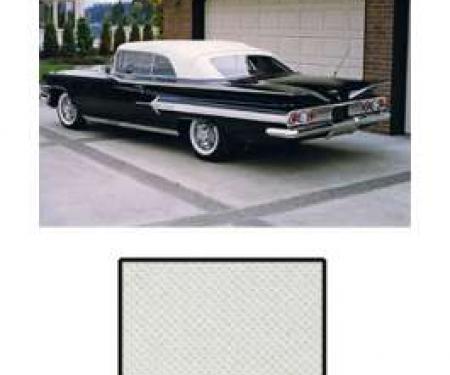 Full Size Chevy Convertible Top, White, Impala, 1959-1960