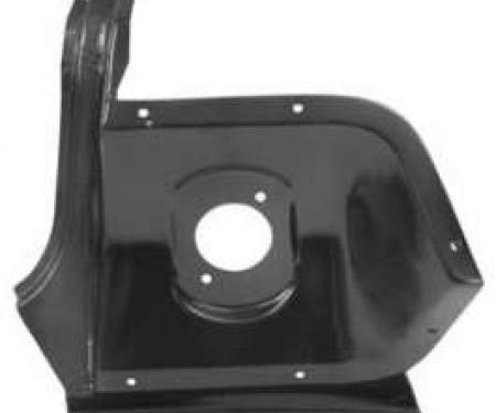 Full Size Chevy Taillight Mounting Panel, Right, 1963