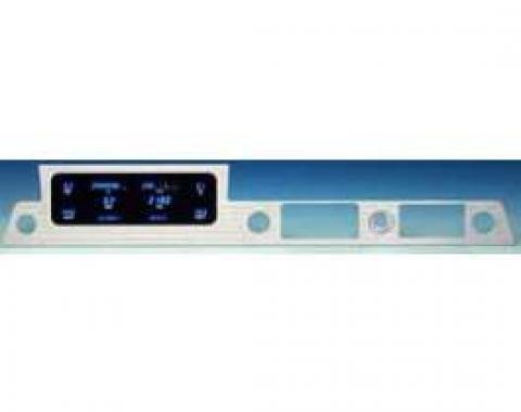 Full Size Chevy Dakota Digital Dash Kit, Blue Or Teal Display, 1961-1962