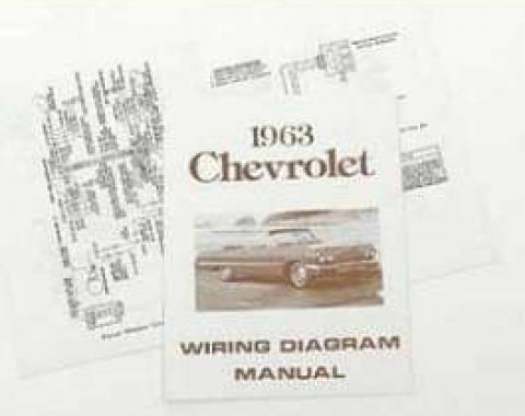 Full Size Chevy Wiring Harness Diagram Manual, 1963