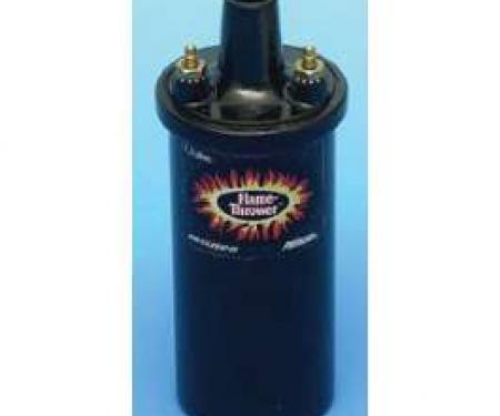 Full Size Chevy Flame Thrower Ignition Coil, Black, Pertronix, 1958-1974