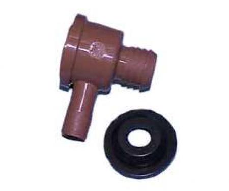 Full Size Chevy Power Brake Booster Check Valve, With Seal, 1959-1972