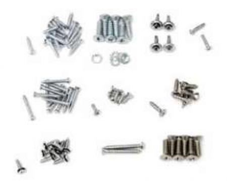 Full Size Chevy Interior Trim Screw Set, Convertible, Impala, 1962