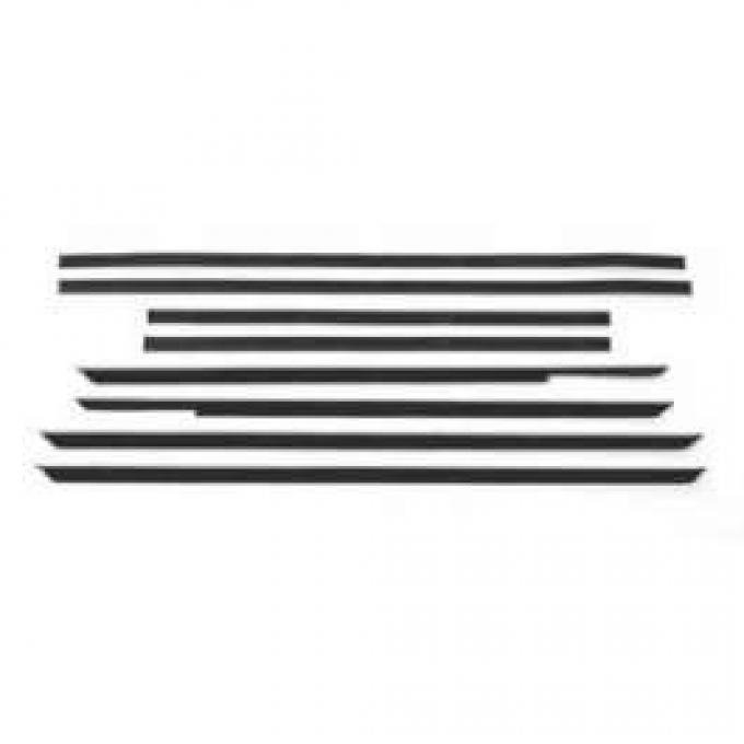 Full Size Chevy Window Felt Kit, Impala 4-Door Wagon, 1963-1964