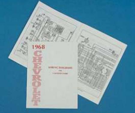 Full Size Chevy Wiring Harness Diagram Manual, 1968