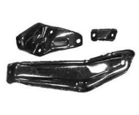 Full Size Chevy Front Bumper Bracket Set, Right, 1964