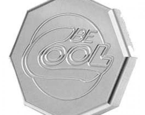 Full Size Chevy Radiator Cap, Be Cool, Billet, Octagon, Natural Finish