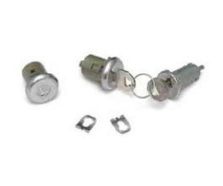 Full Size Chevy Ignition & Door Lock Set, 1966