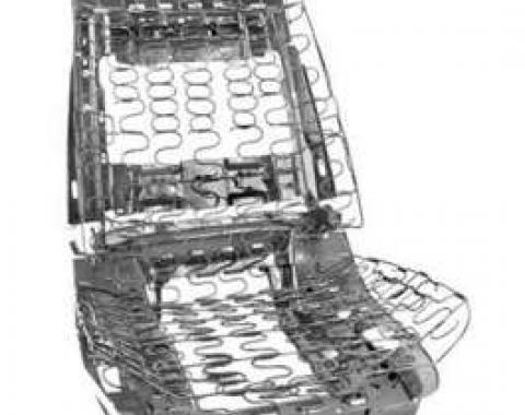 Full Size Chevy Seat Frame Assembly, Left Or Right, 1969