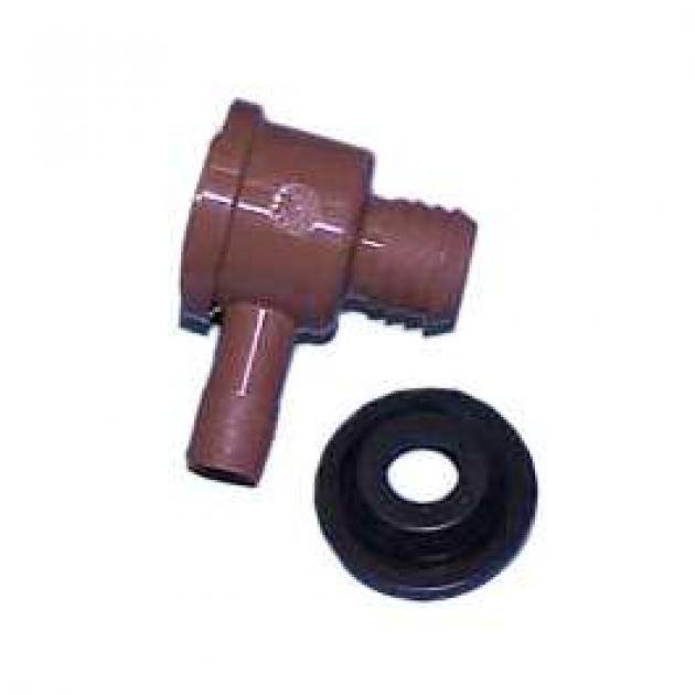 Full Size Chevy Power Brake Booster Check Valve, With Seal, 19591972