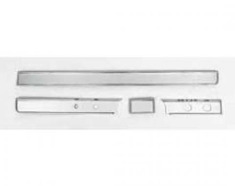 Full Size Chevy Dash Trim Set, For Cars Without Air Conditioning, Impala, 1965-1966