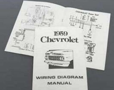 Full Size Chevy Wiring Harness Diagram Manual, 1959