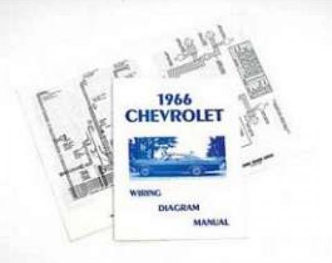Full Size Chevy Wiring Harness Diagram Manual, 1966