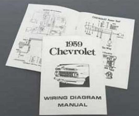 Full Size Chevy Wiring Harness Diagram Manual, 1959