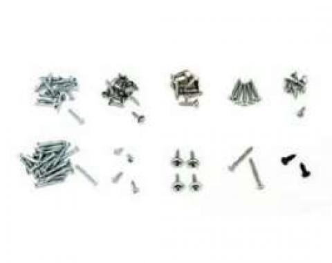 Full Size Chevy Interior Screw Set, Convertible, 1963