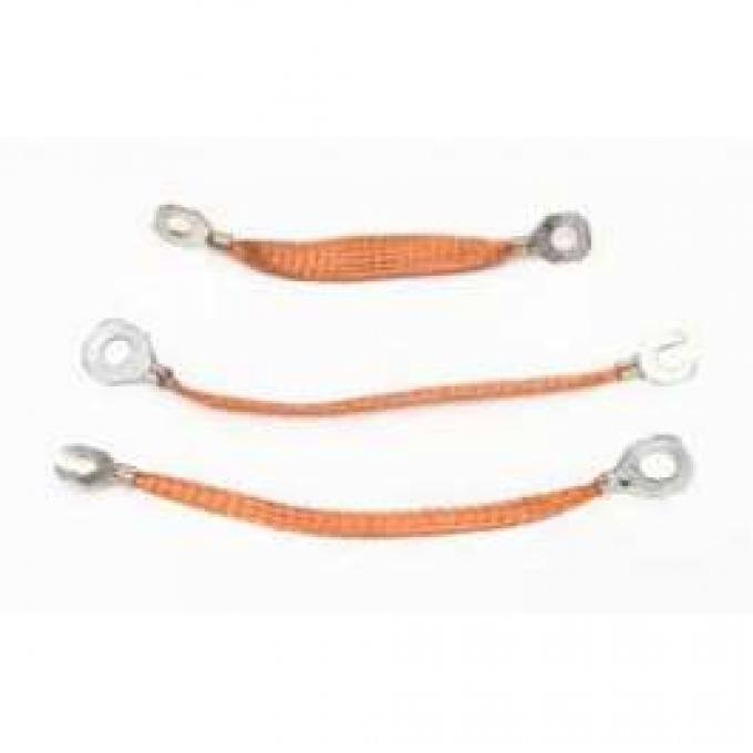 Full Size Chevy Ground Wire Strap Kit, Big Block, 1961-1964