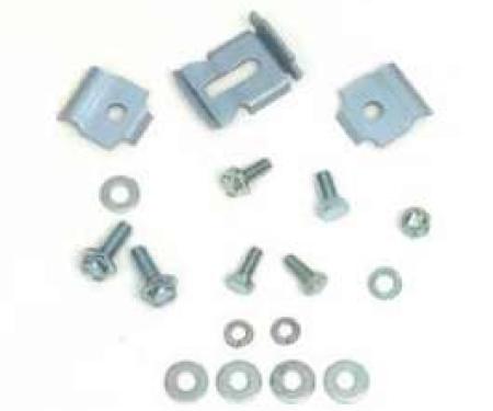 Full Size Chevy Accessory Grille Guard Attachment Hardware Set, 1961