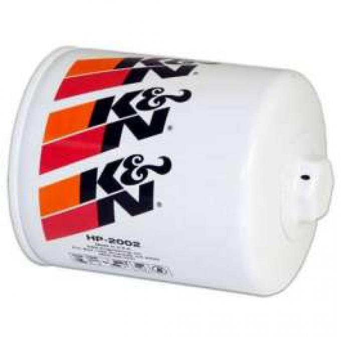 Chevrolet Oil Filter, K&N, Long, Screw-On, 1968-1972