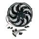 Full Size Chevy Electric Cooling Fan, Reversible 14, Black, 1958-1972