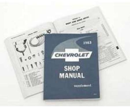 Full Size Chevy Shop Manual Supplement, 1963